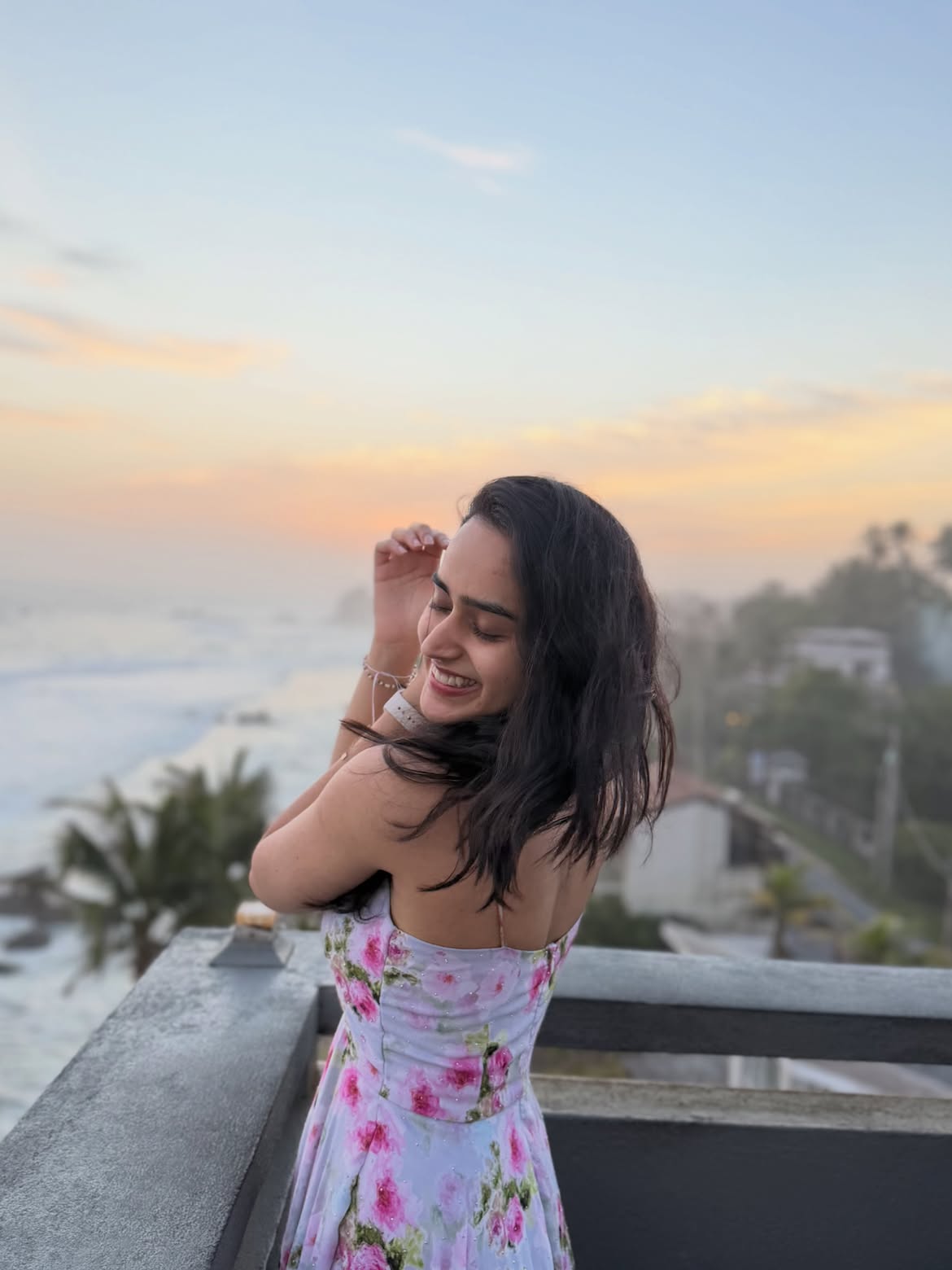 Tollywood New Anchor Charmilla Enjoying Vacation in Srilanka