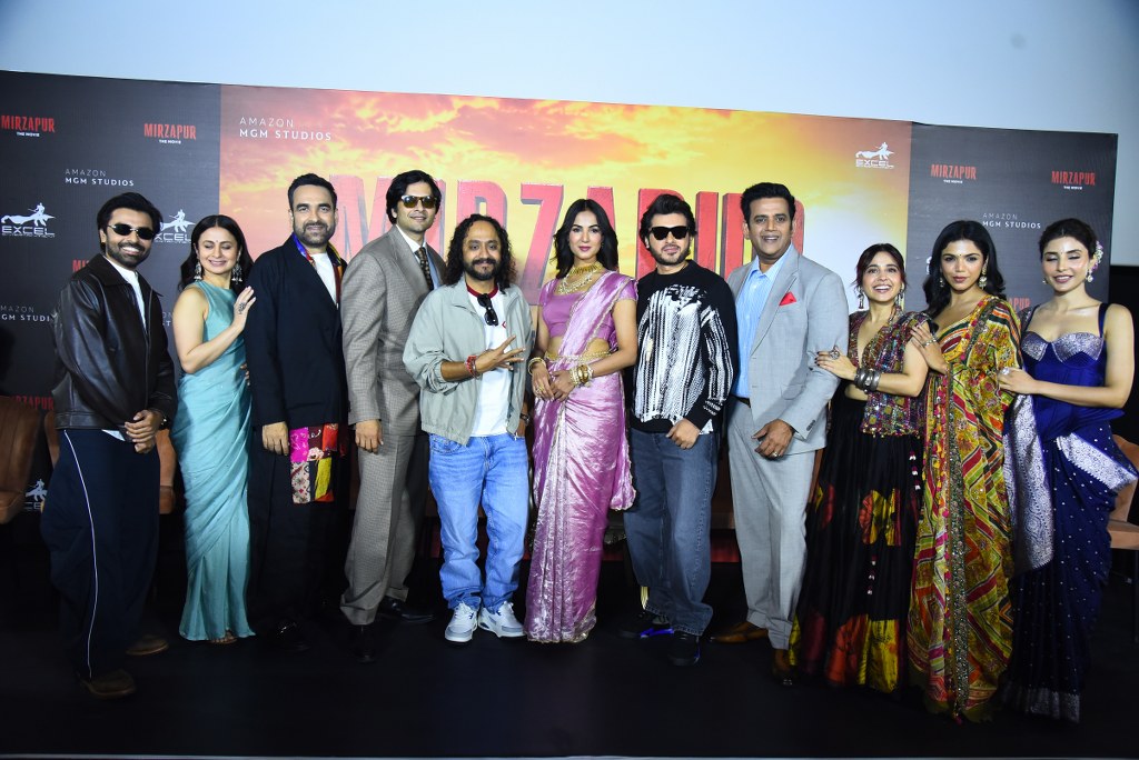 Mirzapur Movie Team in Hyderabad