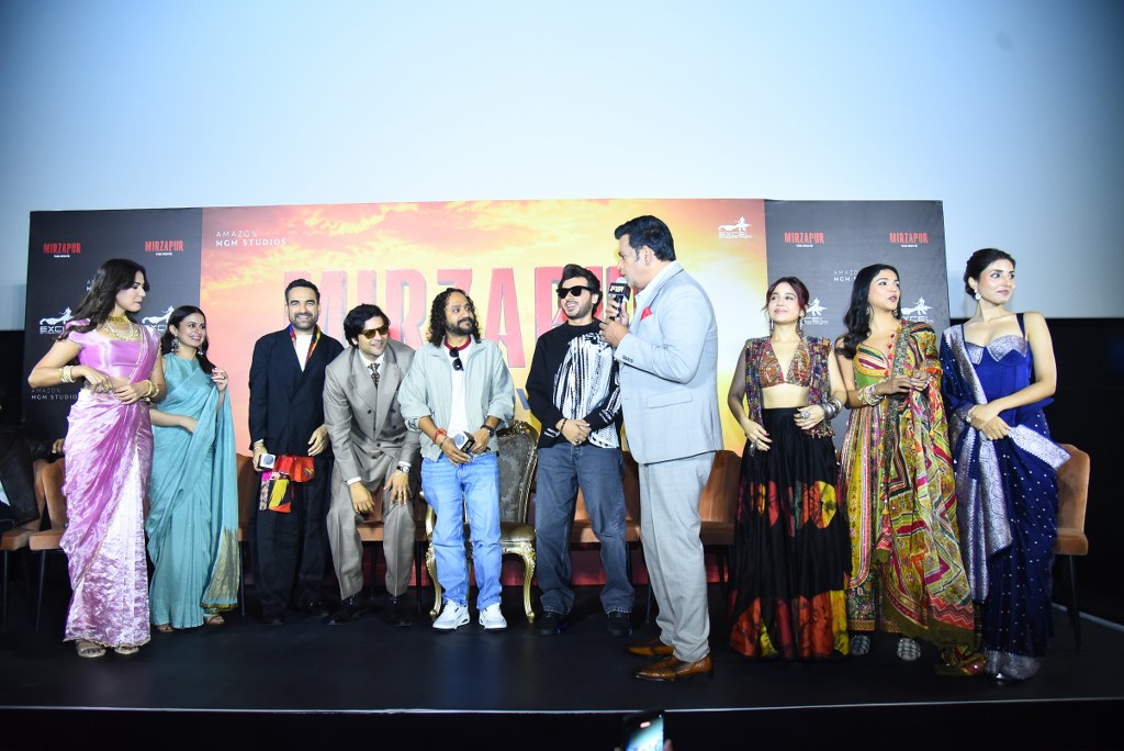 Mirzapur Movie Team in Hyderabad