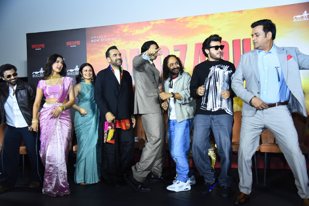Mirzapur Movie Team in Hyderabad