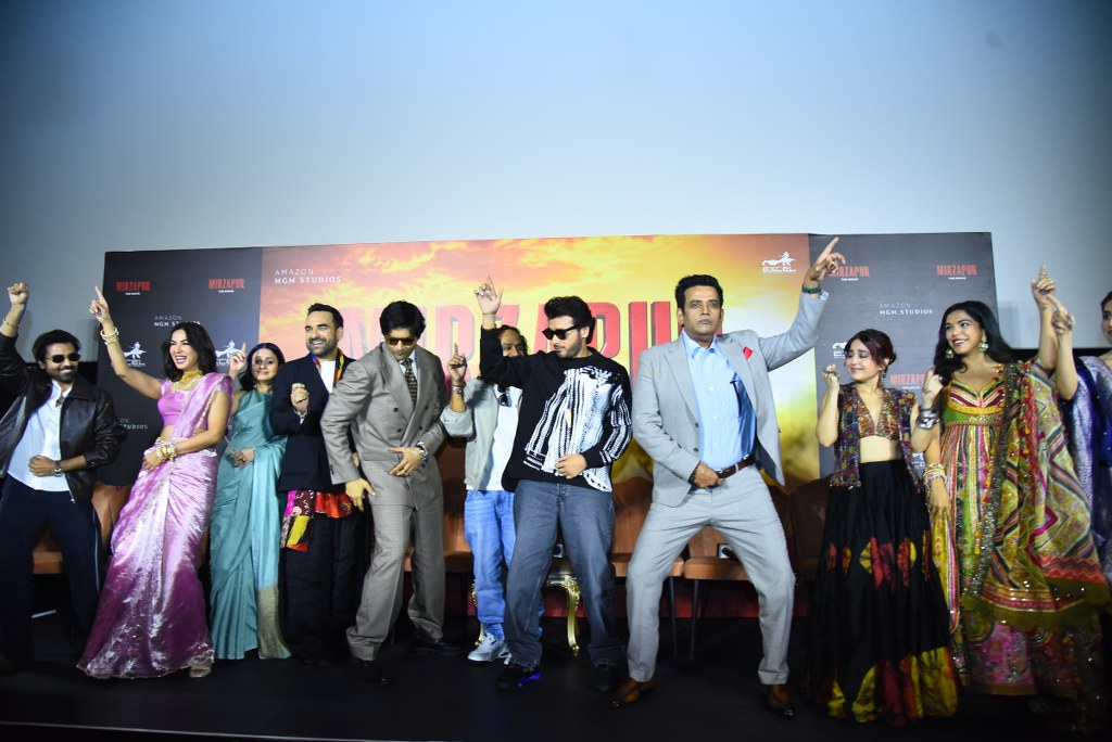 Mirzapur Movie Team in Hyderabad