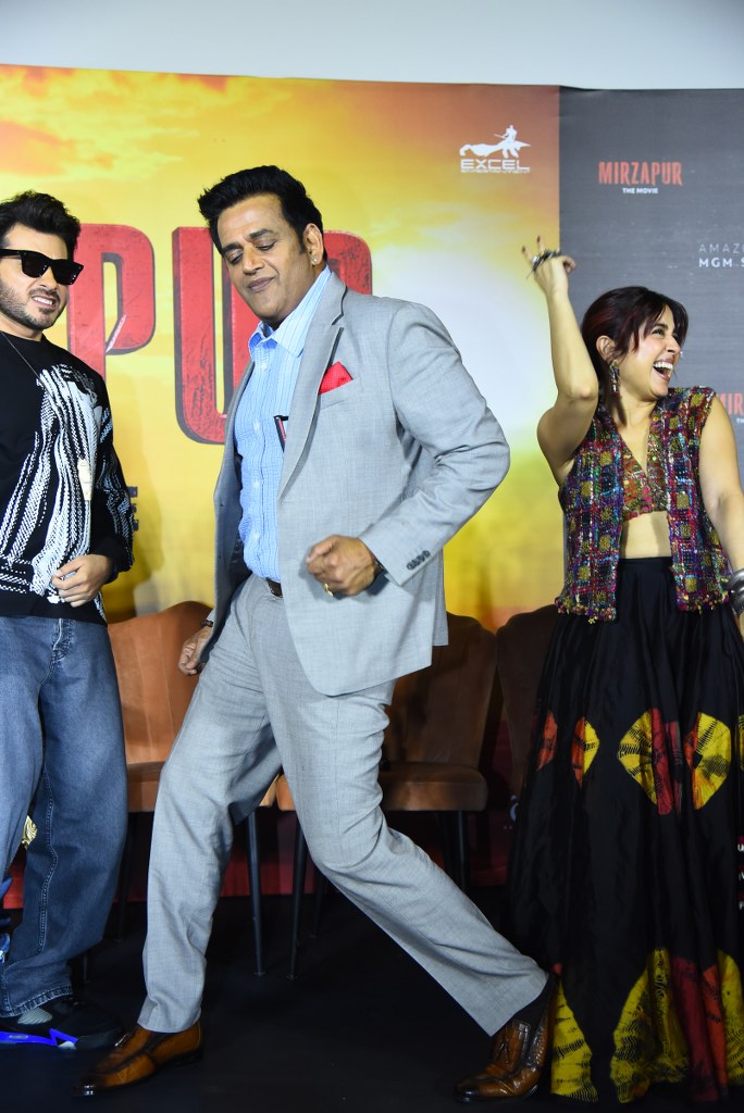 Mirzapur Movie Team in Hyderabad