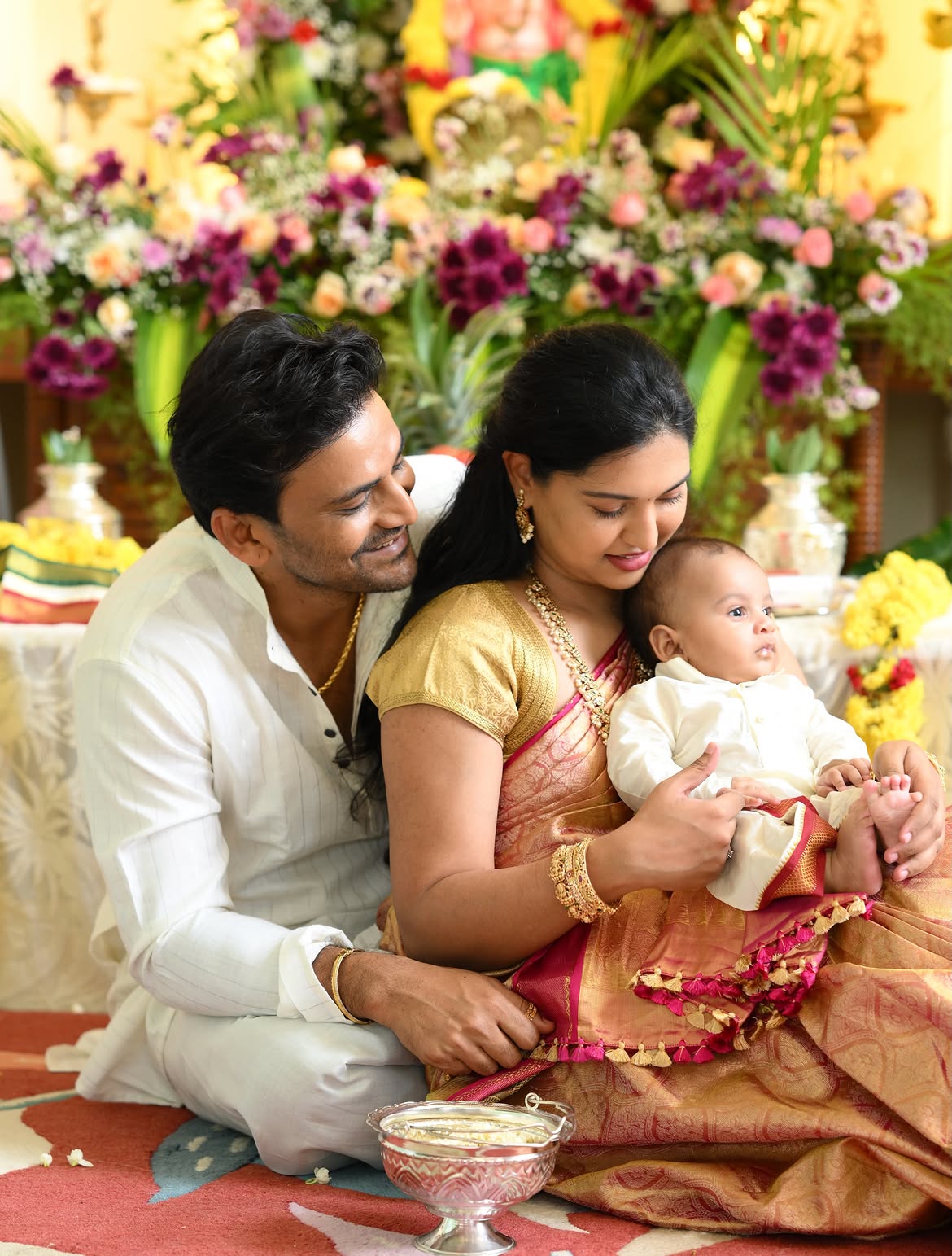 Pushpa Actor Daali Dhananjaya Family Photos