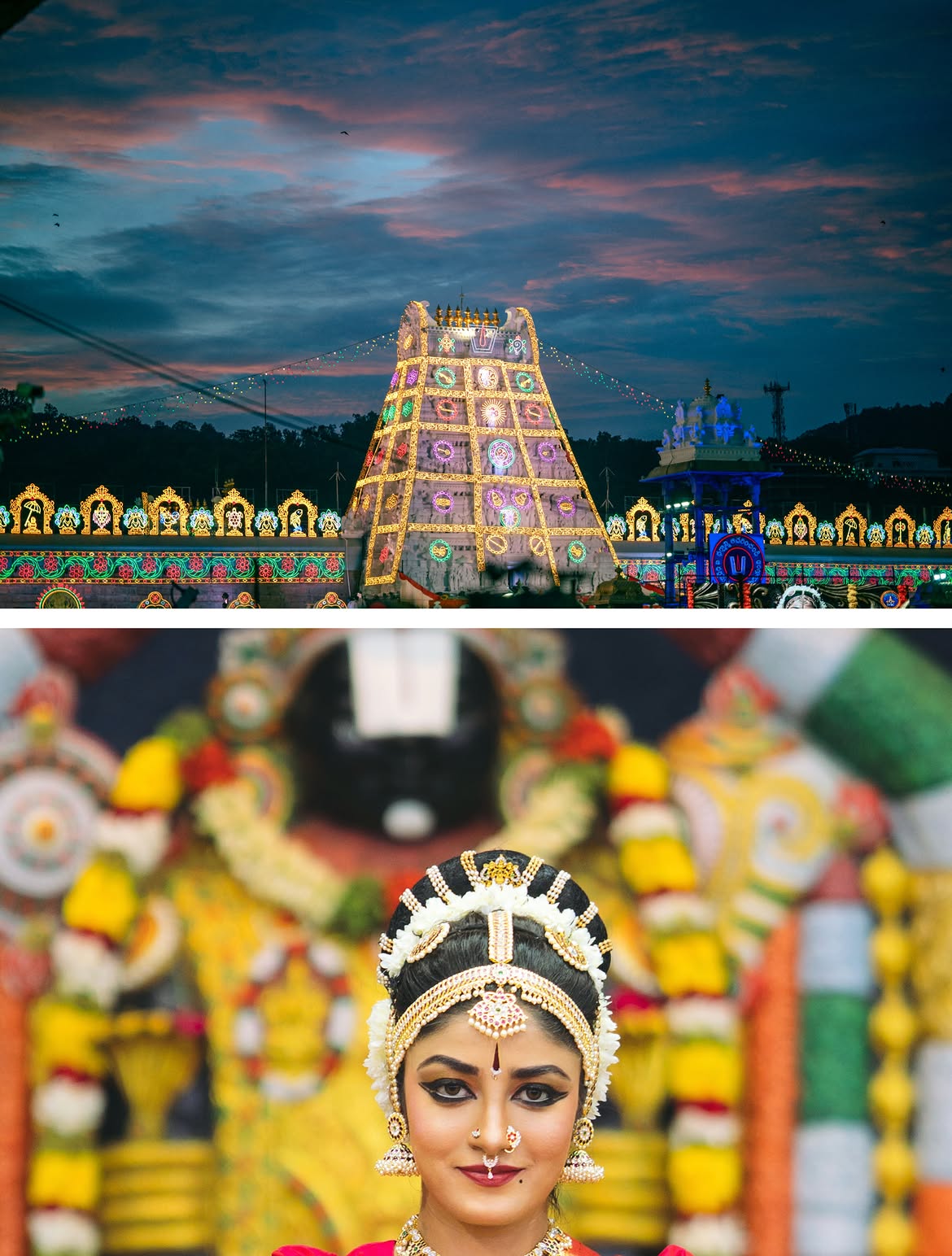 Dimple Hayathi Performing Kuchipudi in Tirumala