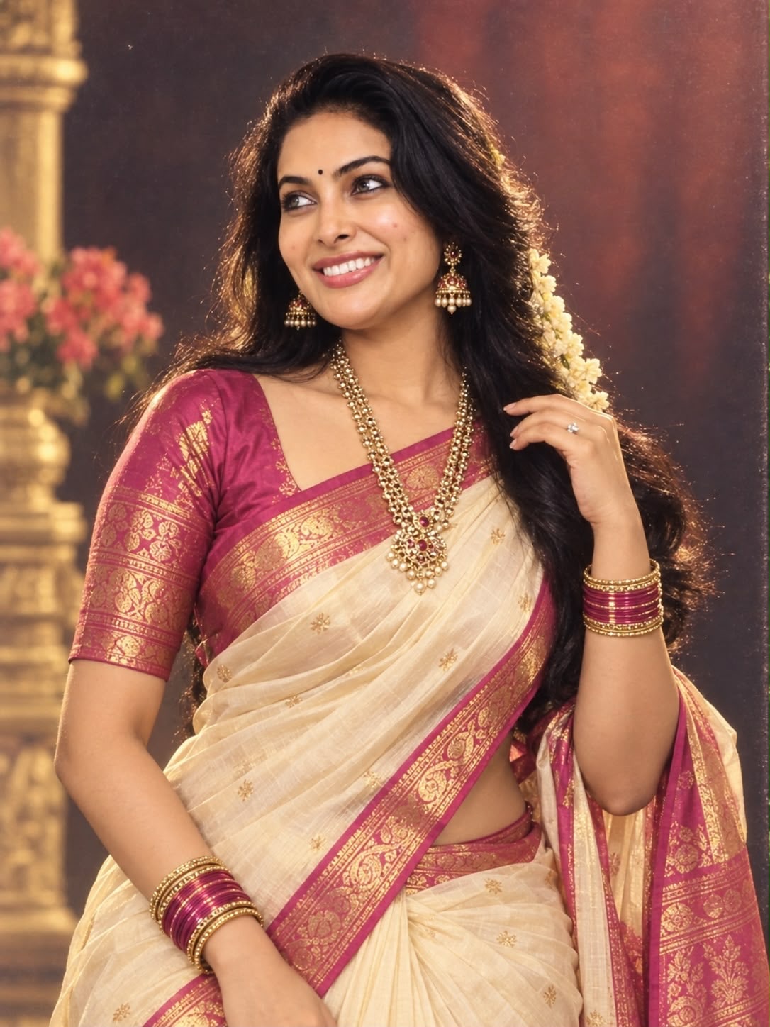 Actress Divi 80s Special AI looks