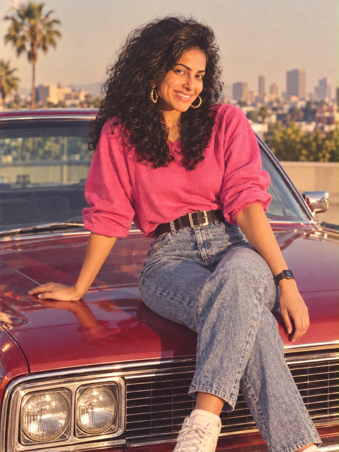 Actress Divi 80s Special AI looks
