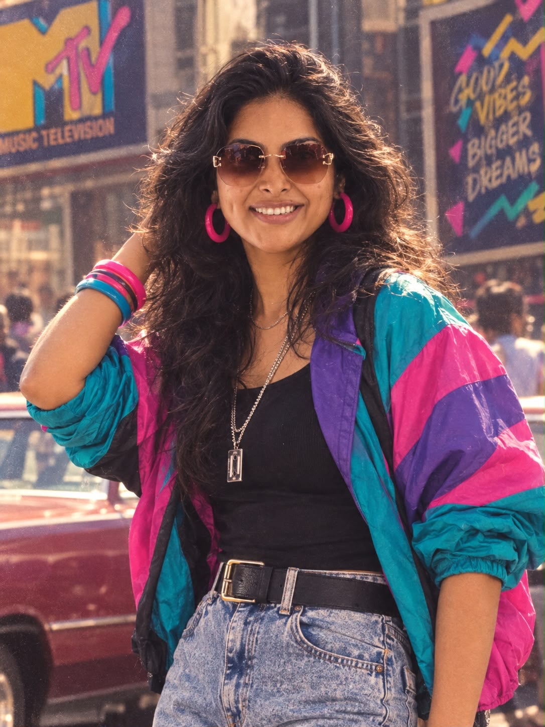 Actress Divi 80s Special AI looks