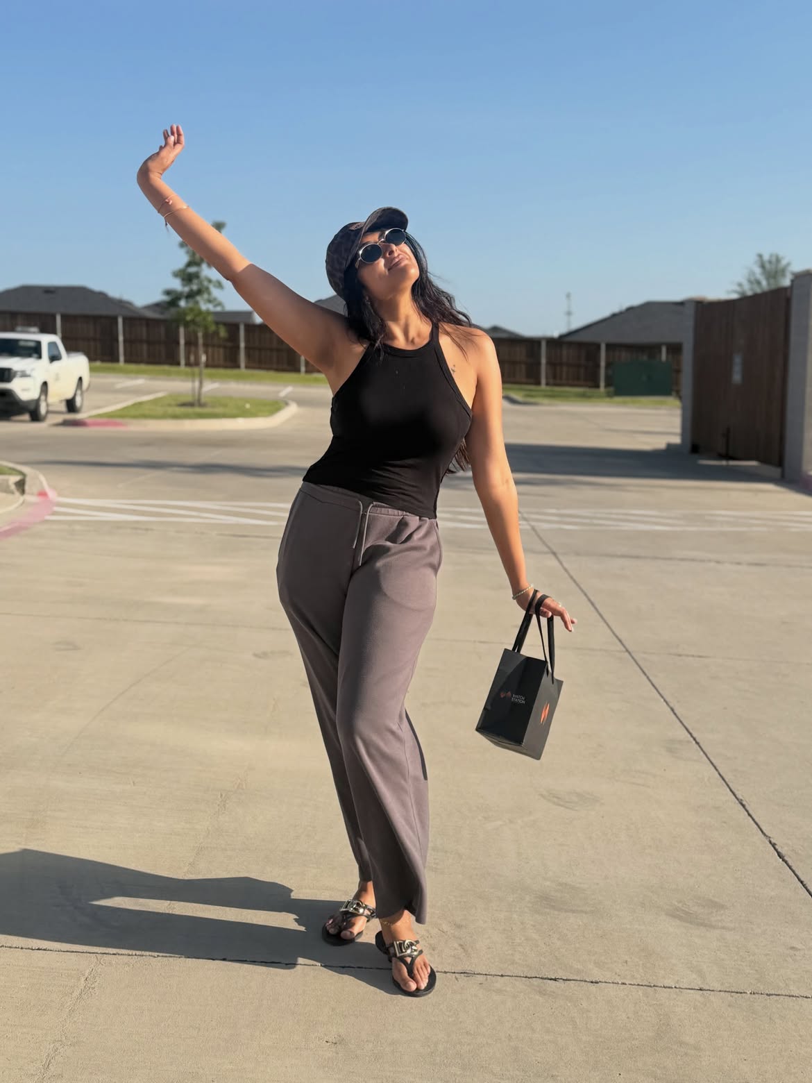 Divi Enjoying Vacation in Dallas