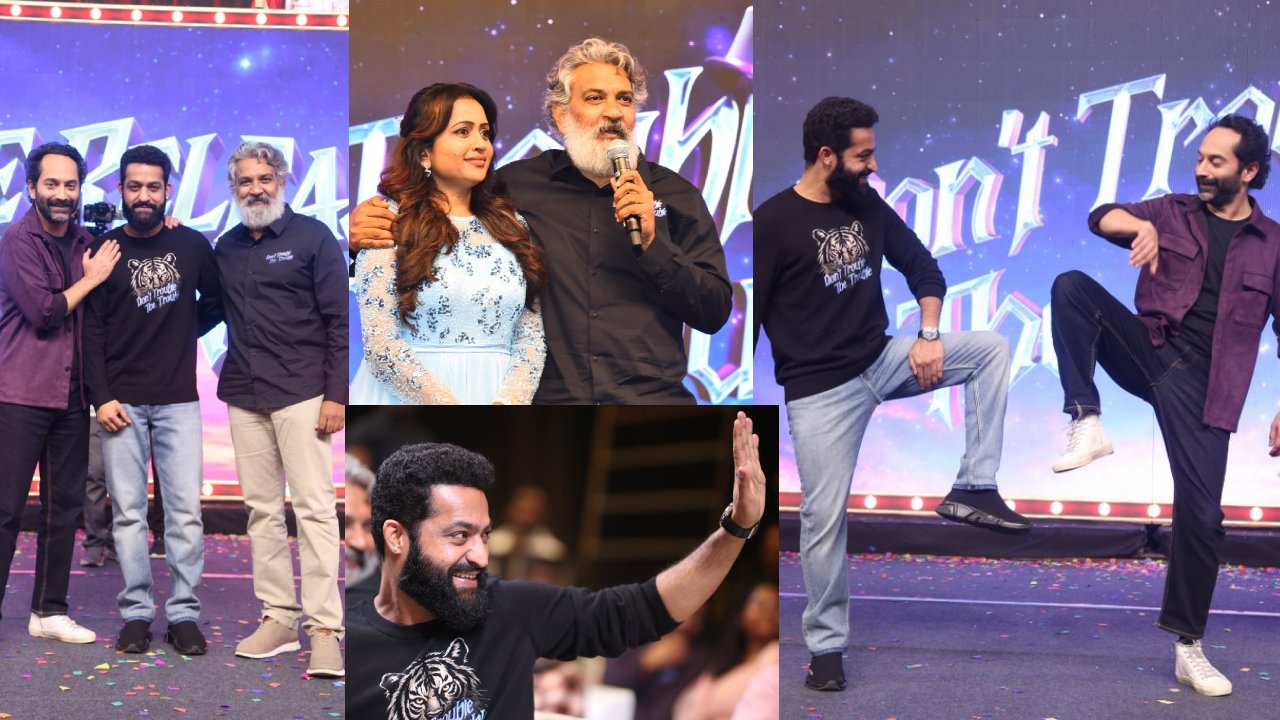 Dont Trouble the Trouble : ఫహద్ ఫాజిల్ సినిమా ఈవెంట్.. సందడి చేసిన ఎన్టీఆర్, రాజమౌళి.. ఫొటోలు వైరల్.. డోంట్ ట్రబుల్ ది ట్రబుల్..