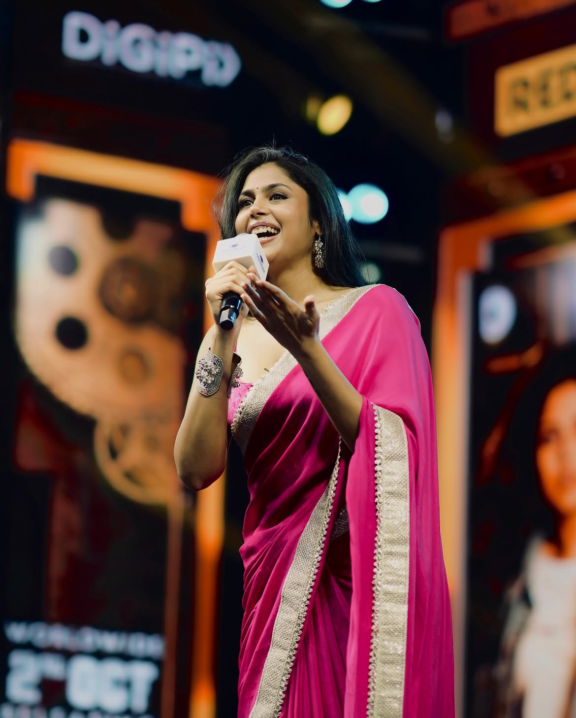 Faria Abdullah Cute Photos in Saree at Sigma Event