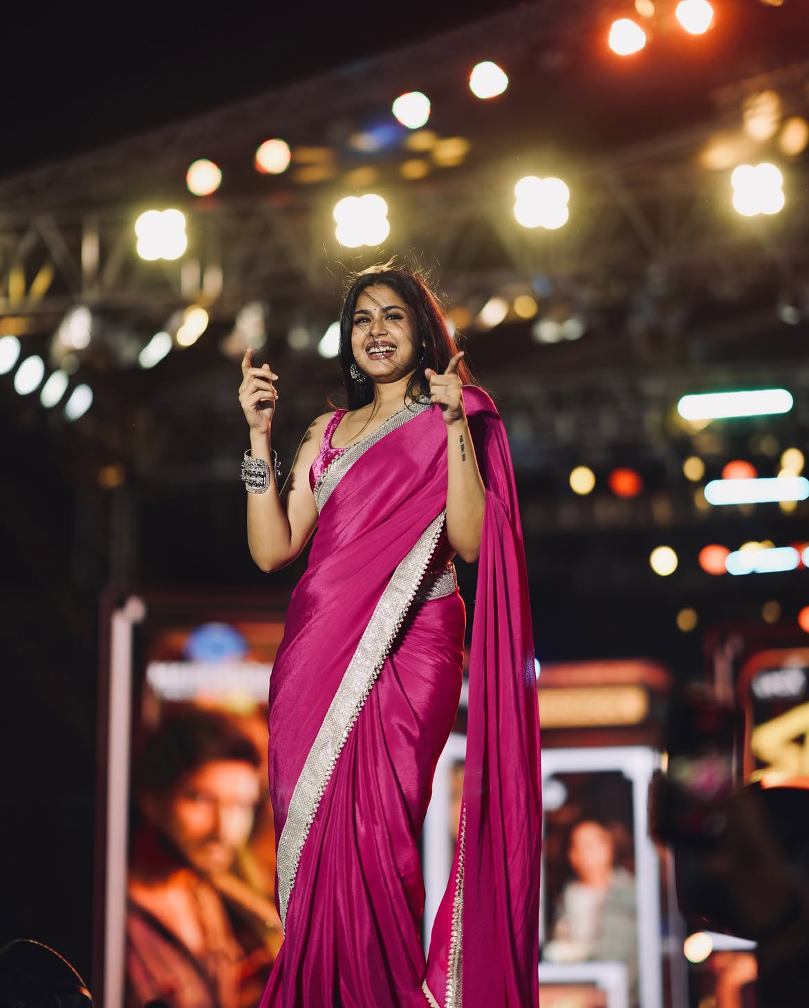Faria Abdullah Cute Photos in Saree at Sigma Event