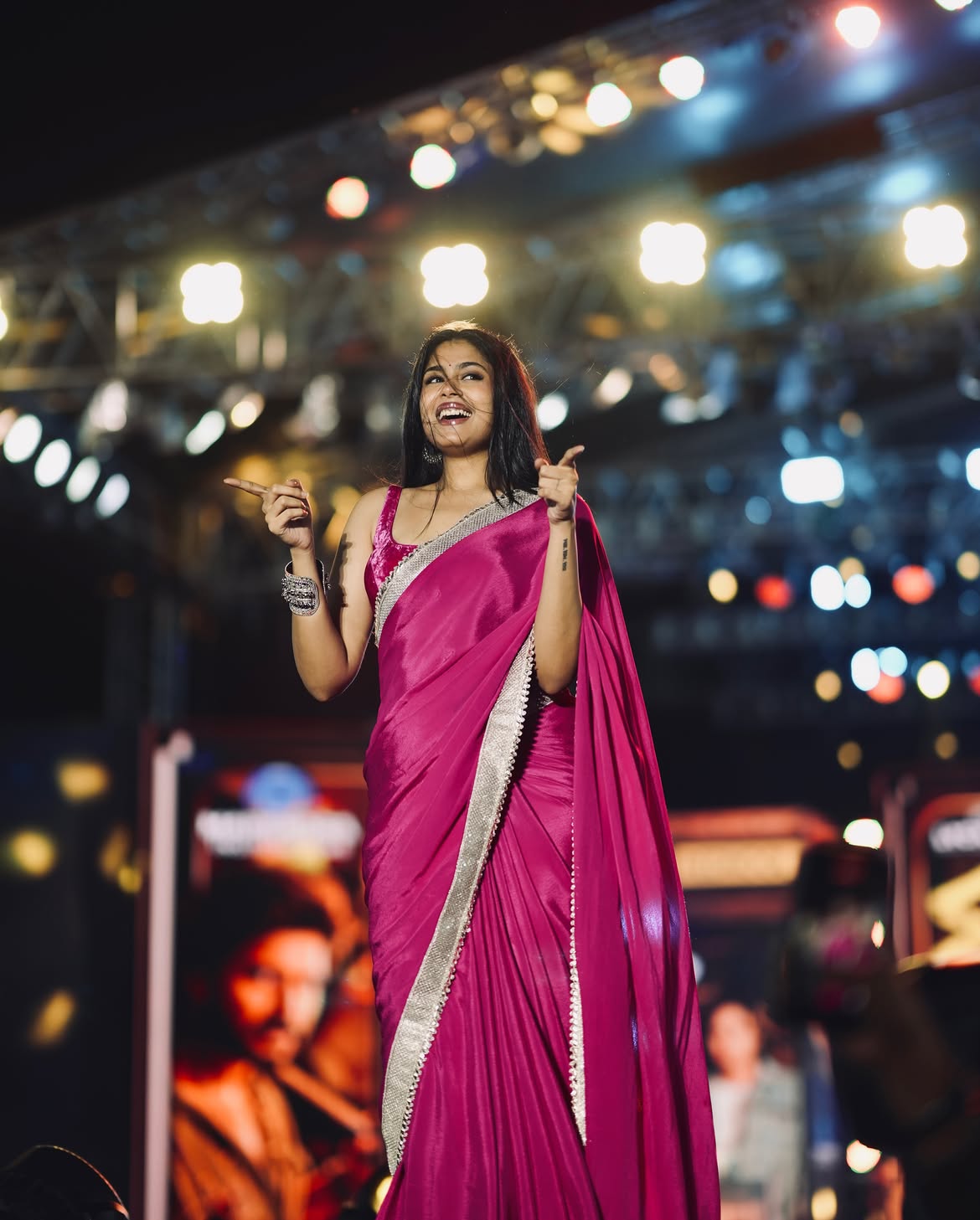 Faria Abdullah Cute Photos in Saree at Sigma Event
