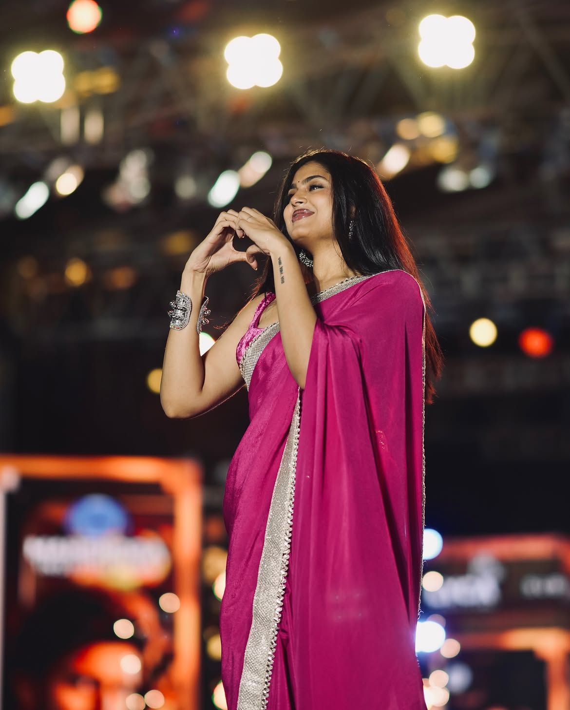 Faria Abdullah Cute Photos in Saree at Sigma Event