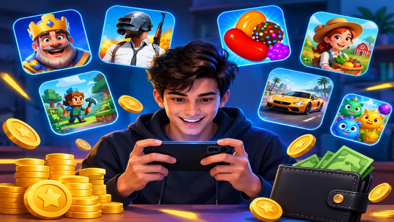 Free Mobile Games : గేమ్స్ ఆడుతూ డబ్బు సంపాదించుకోవచ్చు.. ఈ 7 ఫ్రీ మొబైల్ గేమ్స్ ఓసారి ట్రై చేయండి..!