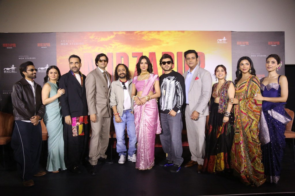 Mirzapur Movie Team in Hyderabad