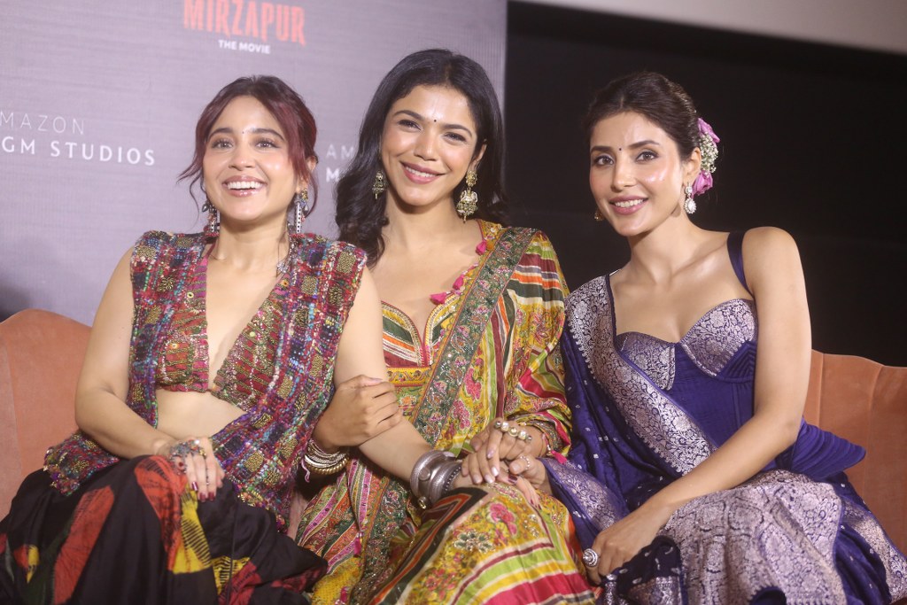 Mirzapur Movie Team in Hyderabad