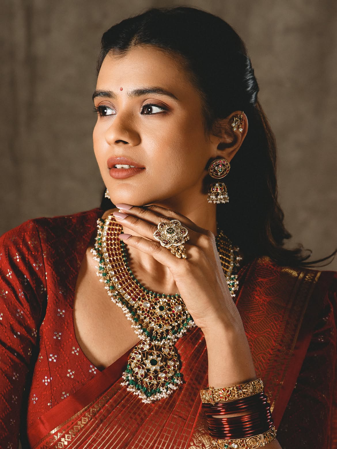 Hebah Patel Traditional Looks