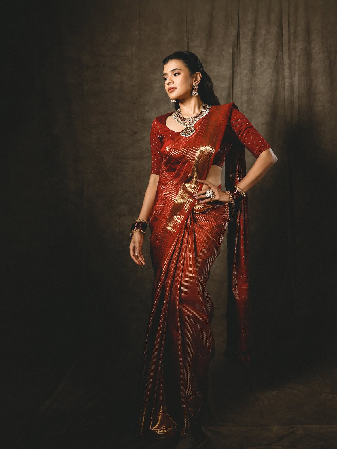 Hebah Patel Traditional Looks