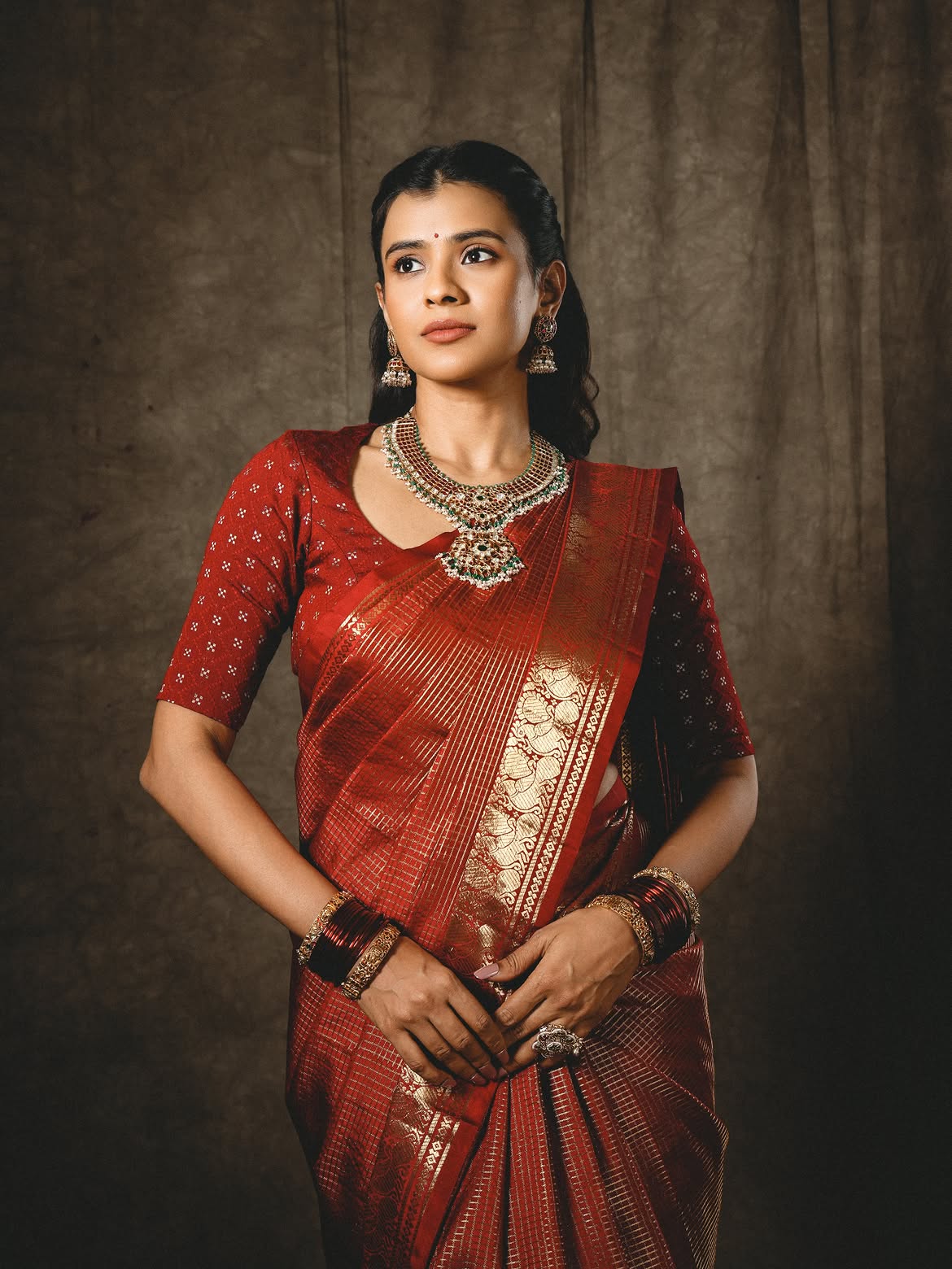 Hebah Patel Traditional Looks