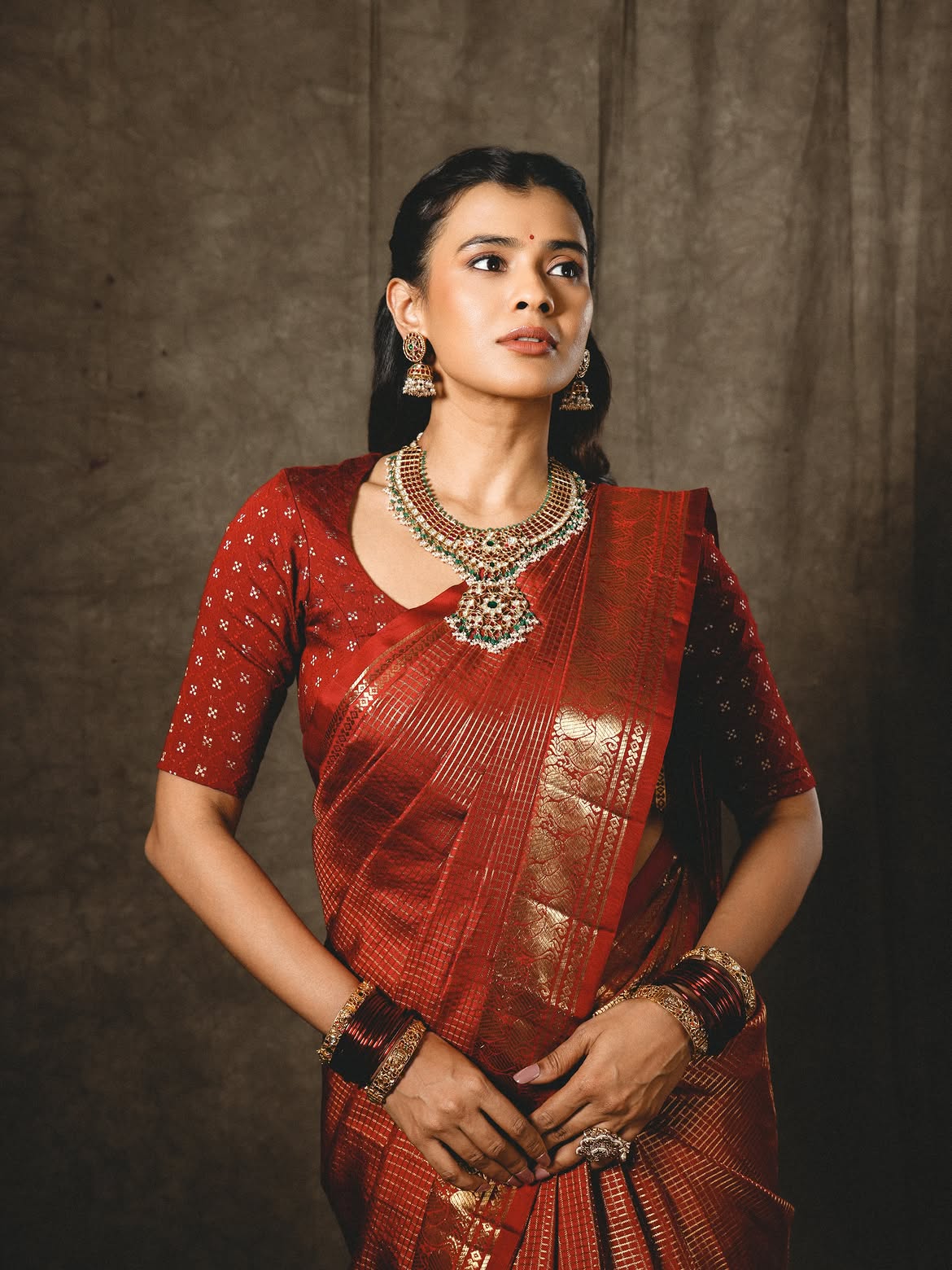 Hebah Patel Traditional Looks