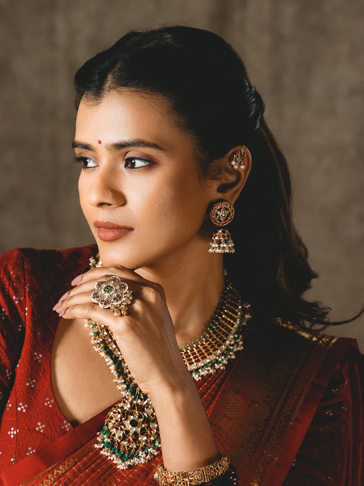 Hebah Patel Traditional Looks