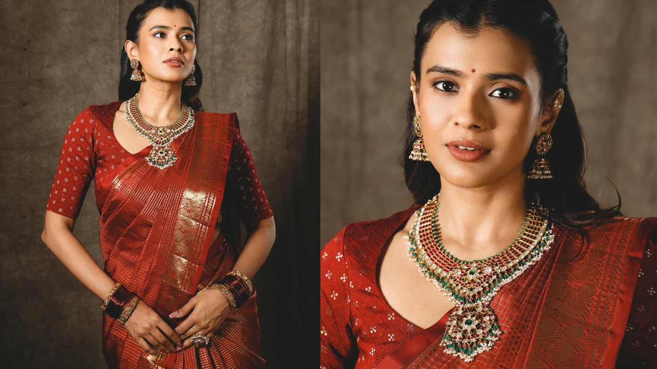 Hebah Patel : భారీ హారంతో సాంప్రదాయంగా.. హెబ్బా పటేల్ ఫొటోలు..