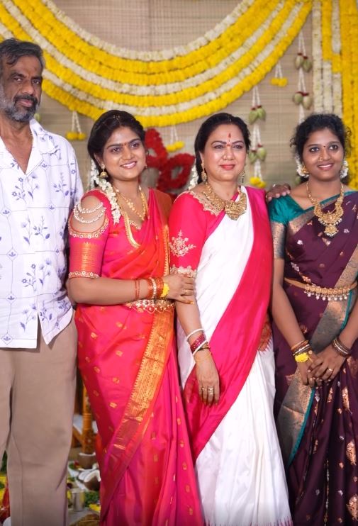 Hema Kolla Performed Pooja with Her Family