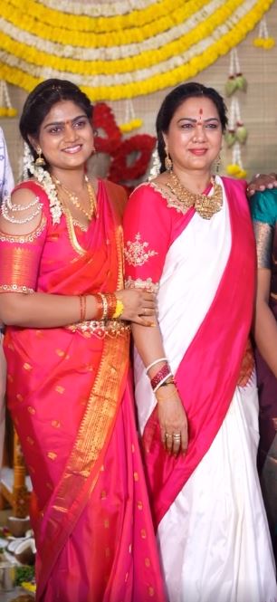 Hema Kolla Performed Pooja with Her Family