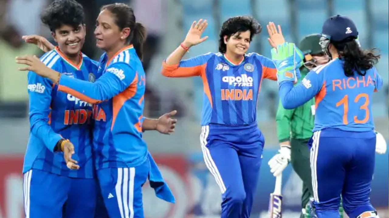 INDW vs PAKW : పాక్ బ్యాటర్లకు చుక్కలు.. 8.4 ఓవర్లలోనే భారత్ విక్టరీ!