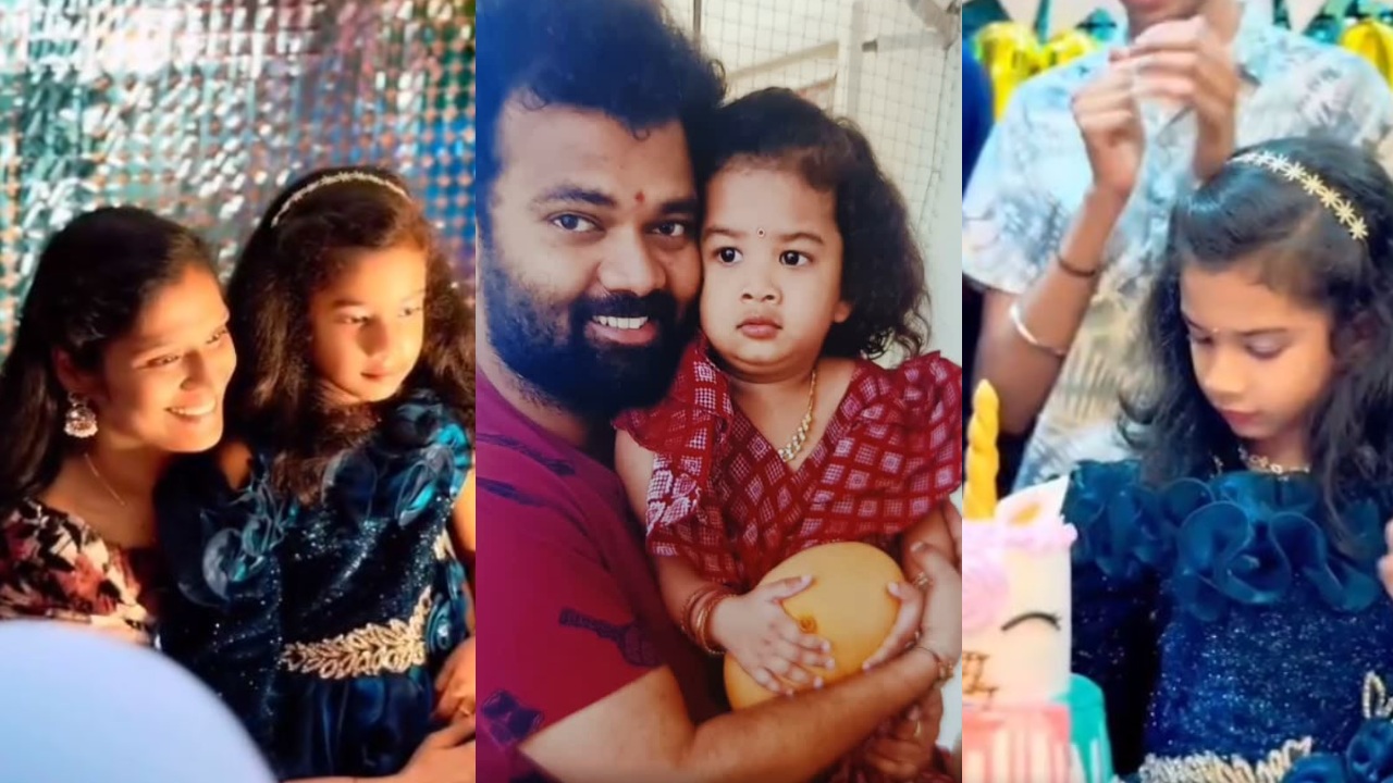 Jabardasth Ram Prasad : బిగ్ బాస్ రామ్ ప్రసాద్ కూతురు పుట్టిన రోజు వేడుకలు.. ఫొటోలు..