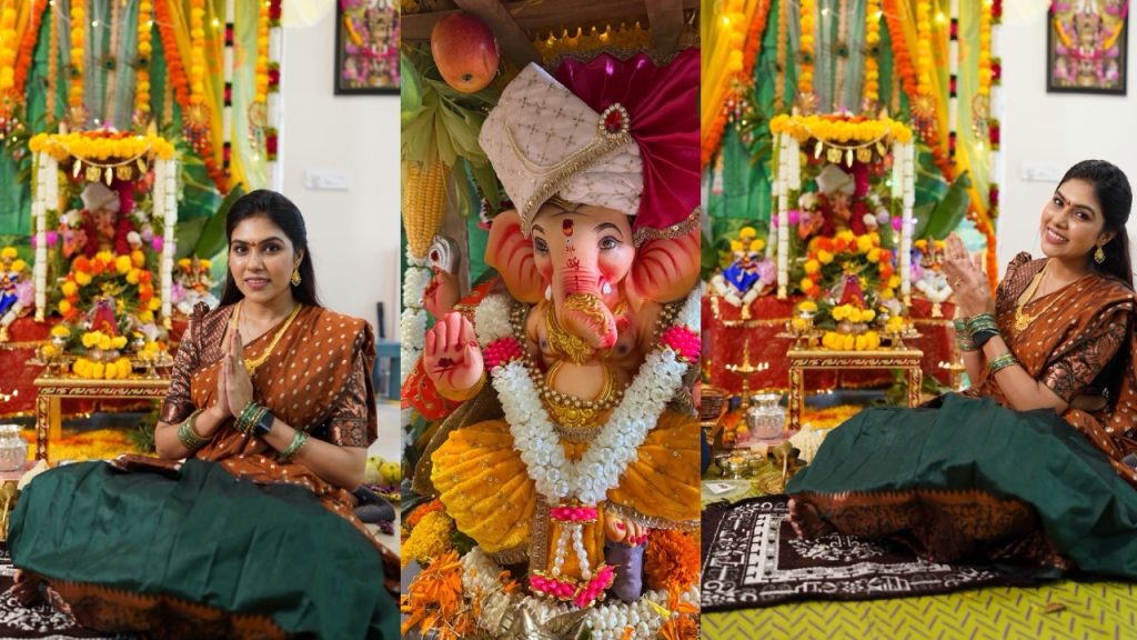 Satya Sri: జ‌బ‌ర్ద‌స్త్ స‌త్య శ్రీ ఇంట్లో వినాయ‌క చ‌వితి సెల‌బ్రేష‌న్స్‌.. ఫోటోలు వైర‌ల్..