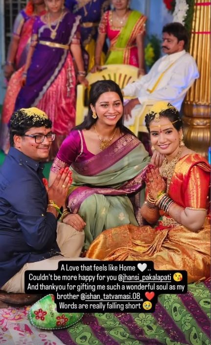 Jhansi Rathod Married Ishan Tatvamasi