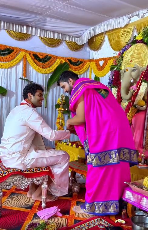 KCR Grand Son Himanshu Rao Vinayaka Chavithi Celebrations