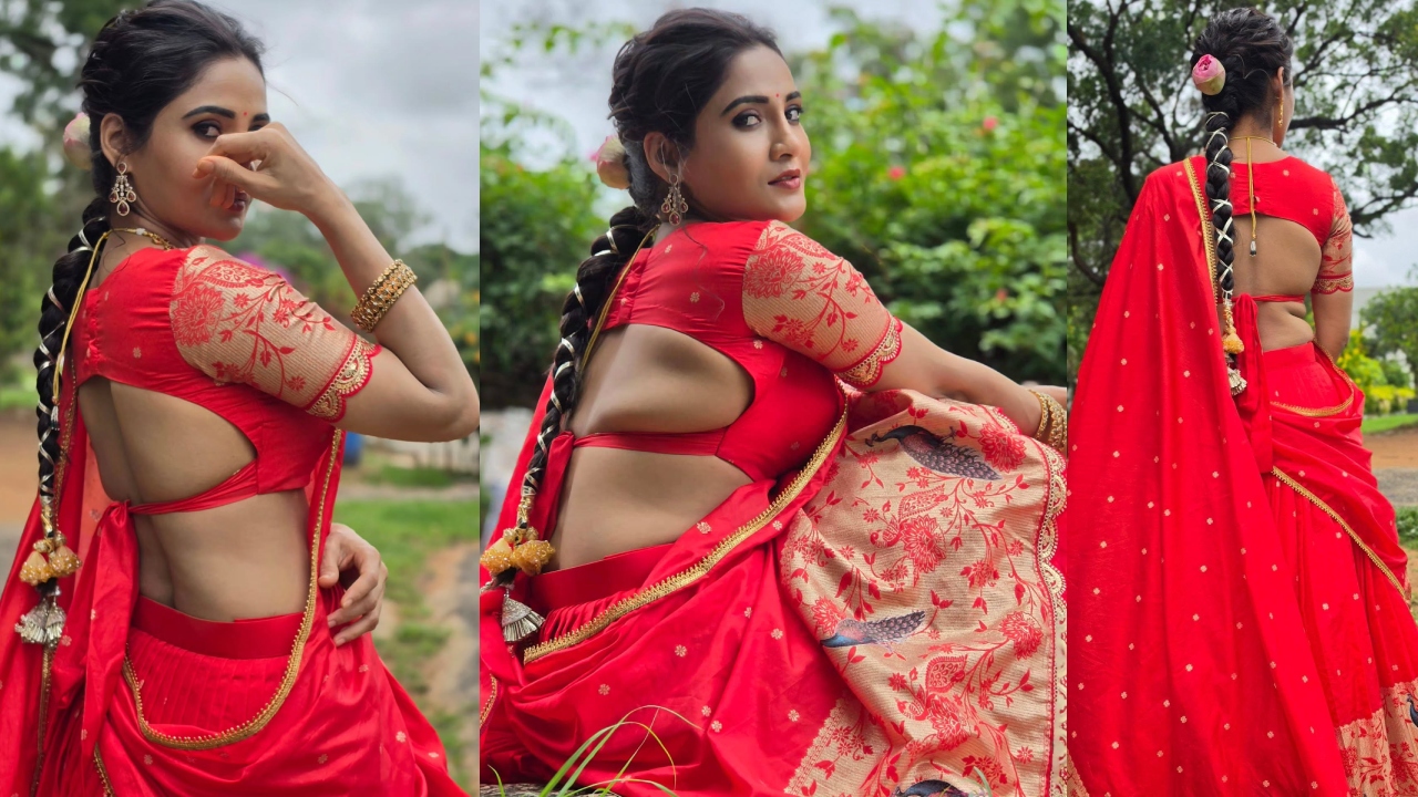 Gayathri Simhadri : గుంటూరు మిర్చిలా కార్తీక దీపం న‌టి.. గాయ‌త్రి సింహాద్రి ఫోటోలు వైర‌ల్‌..