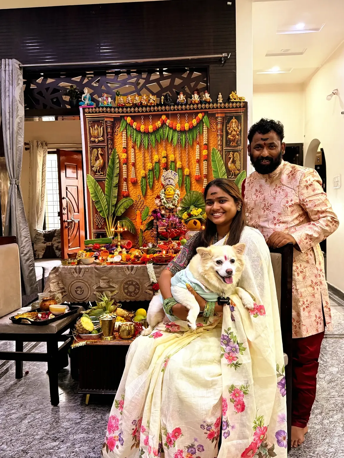 Kiraak RP Wife Lakshmi Prasanna Varalakshmi Vratham Photos