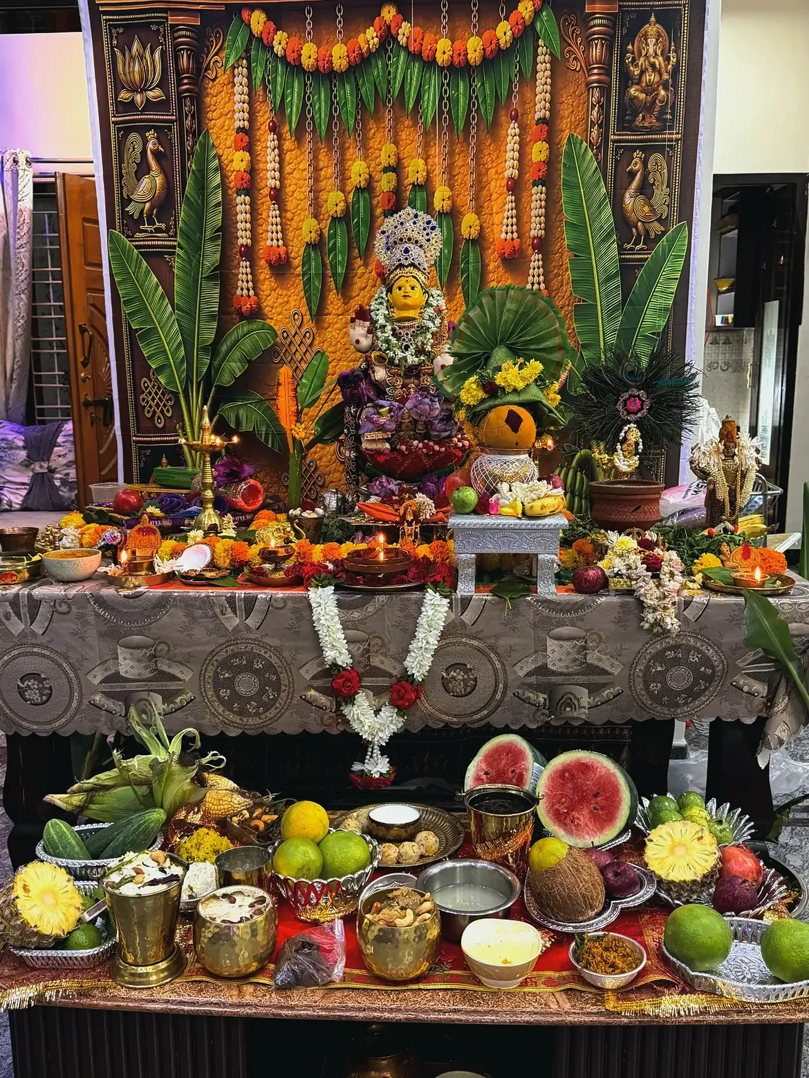 Kiraak RP Wife Lakshmi Prasanna Varalakshmi Vratham Photos