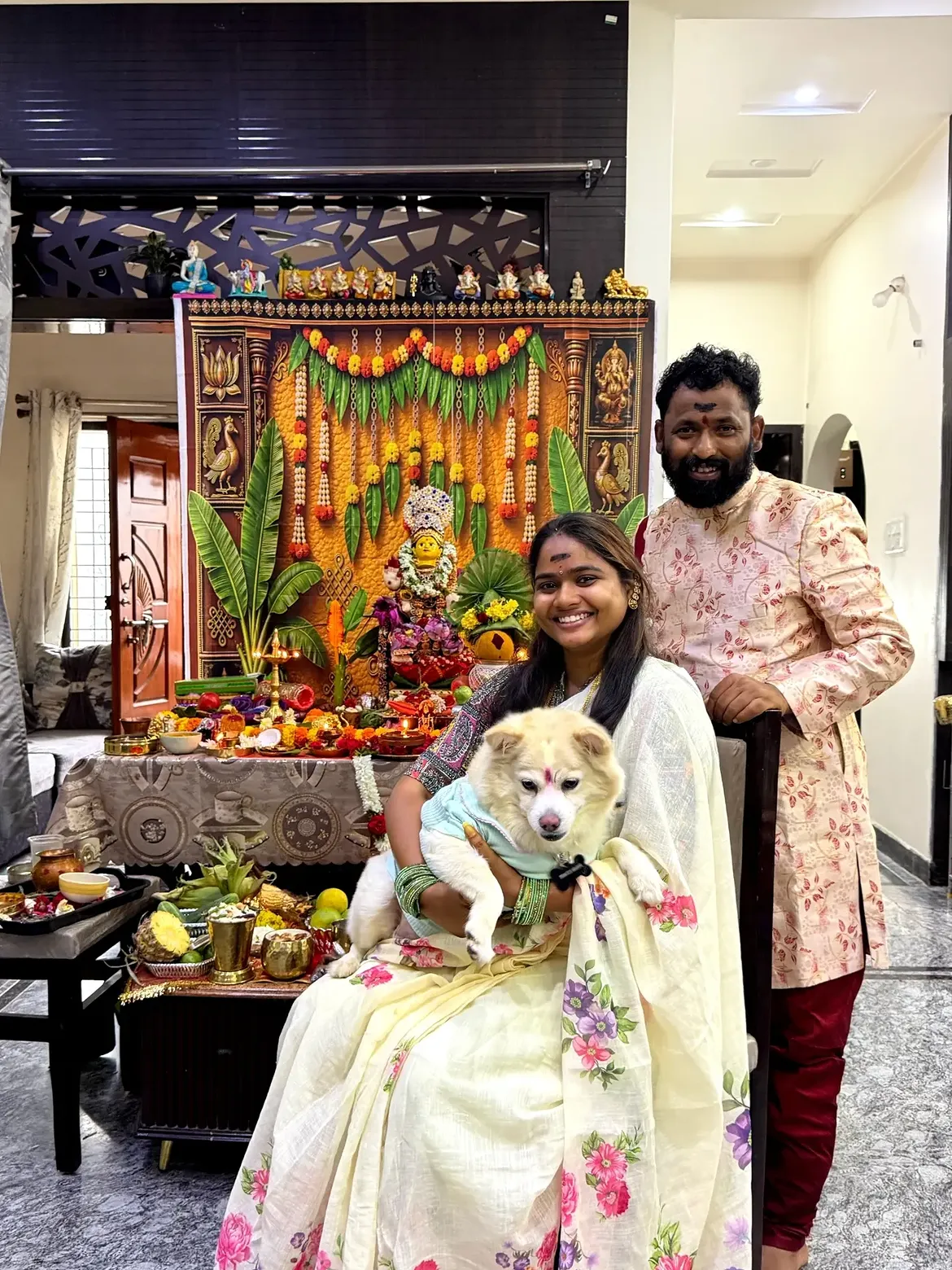 Kiraak RP Wife Lakshmi Prasanna Varalakshmi Vratham Photos