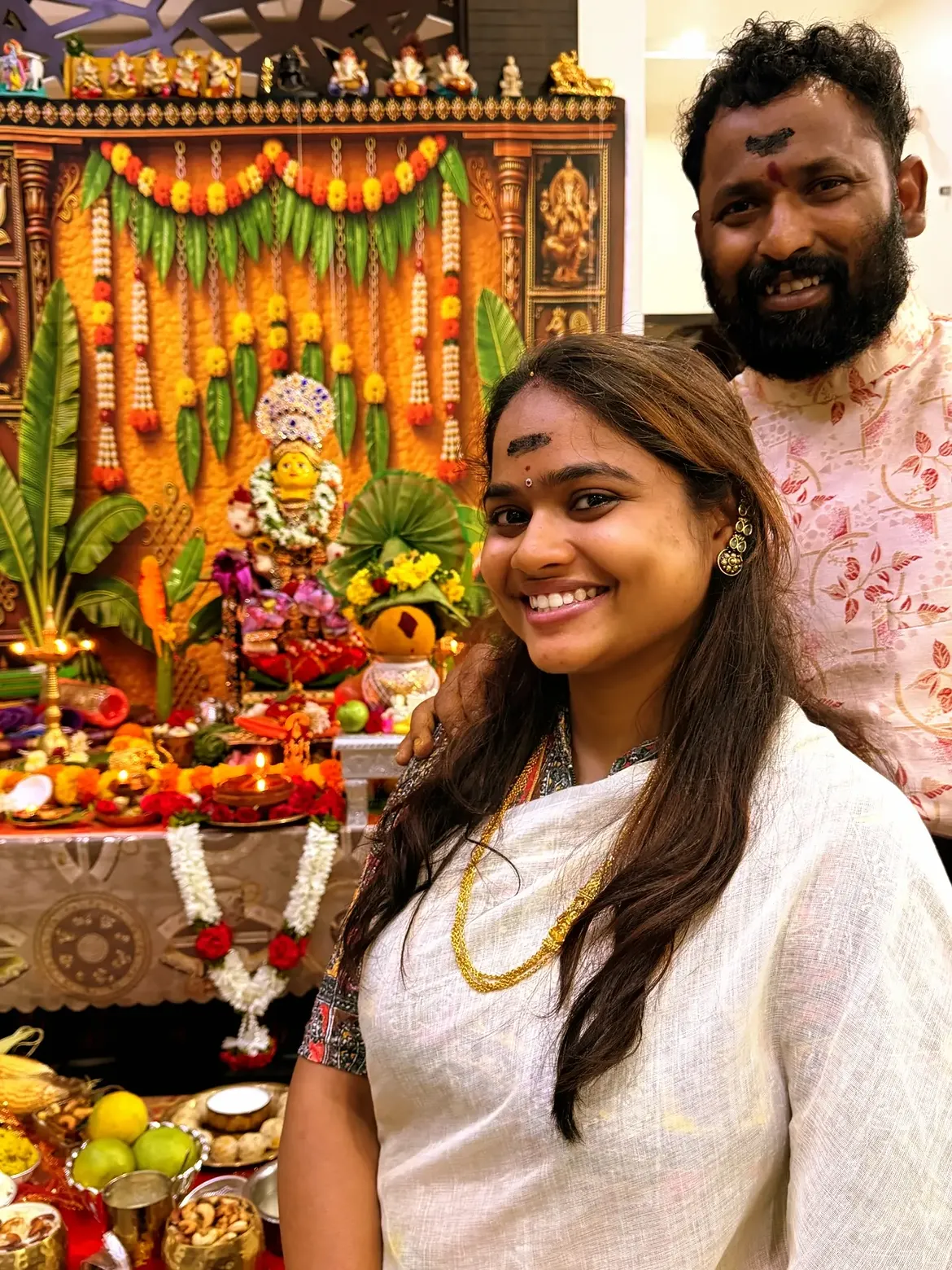 Kiraak RP Wife Lakshmi Prasanna Varalakshmi Vratham Photos