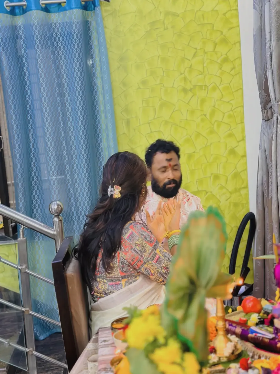 Kiraak RP Wife Lakshmi Prasanna Varalakshmi Vratham Photos