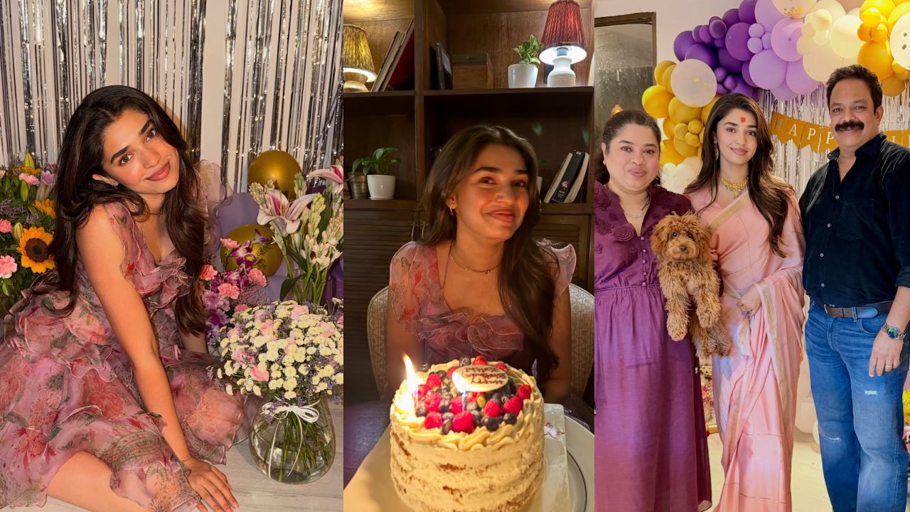 Krithi Shetty : కృతిశెట్టి బర్త్ డే సెలబ్రేషన్స్.. ఇటు సెట్లో.. అటు ఫ్యామిలీతో.. ఫొటోలు వైరల్..