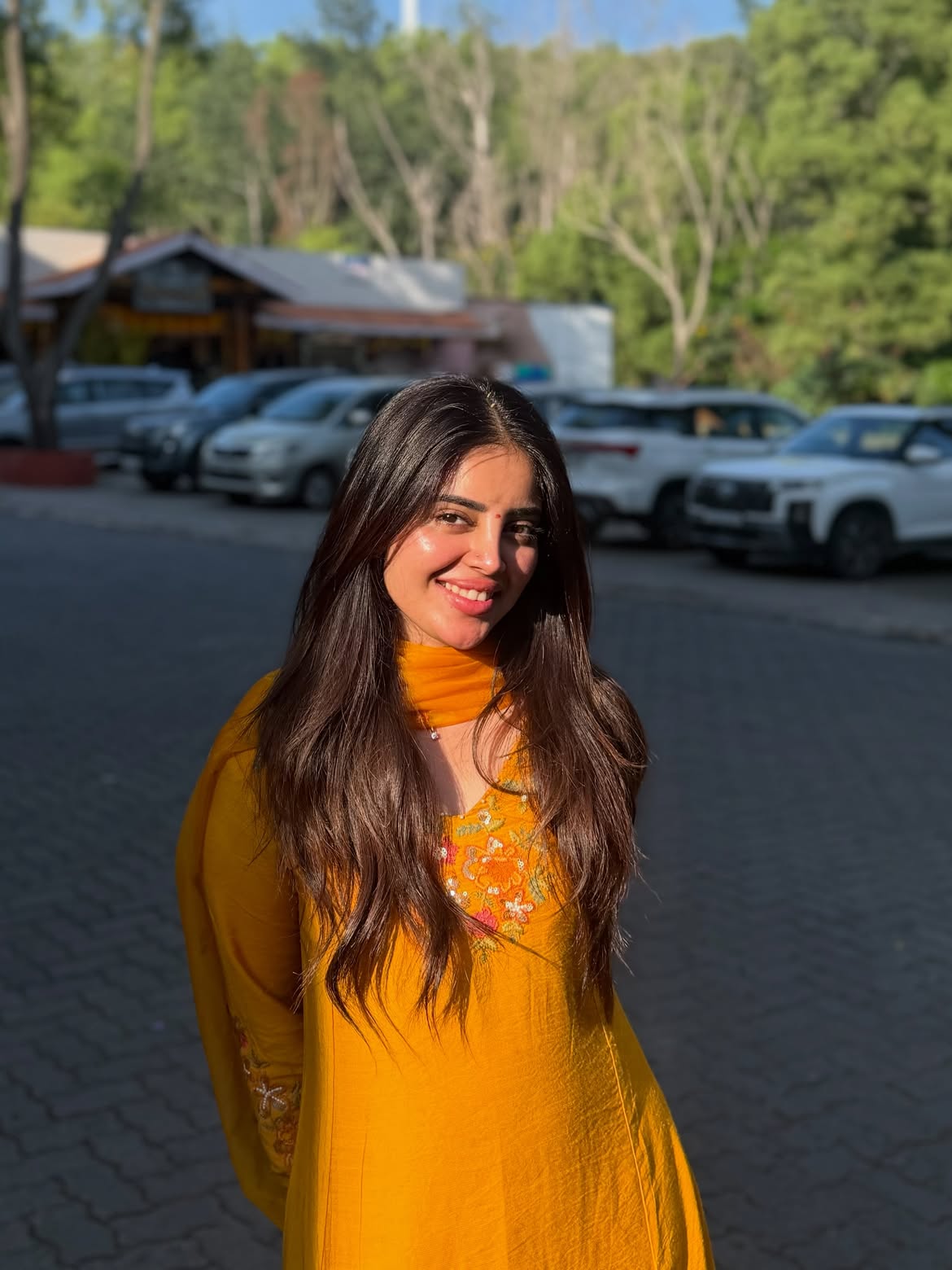 Kushitha Kallapu Visits Tirumala Temple