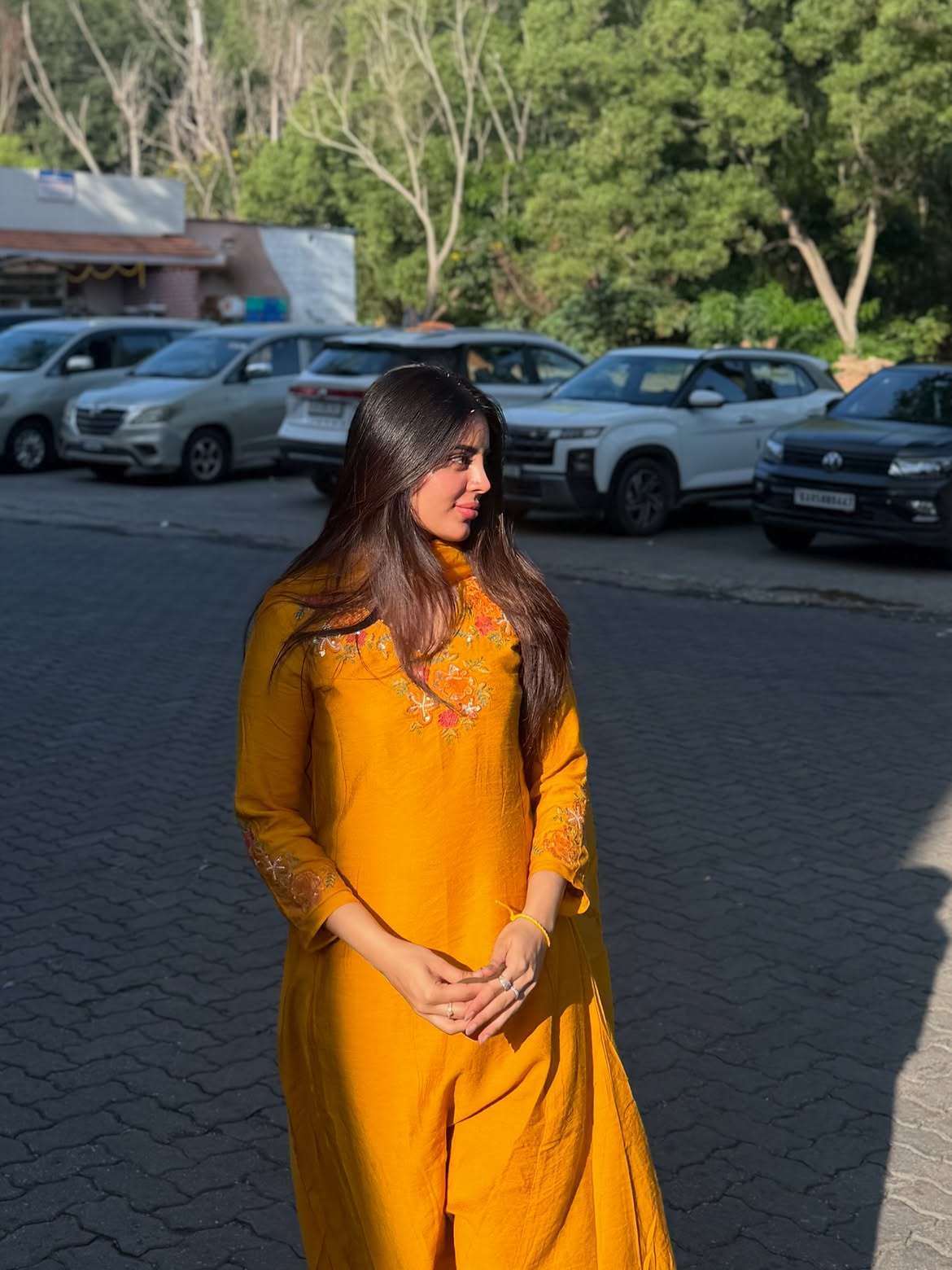Kushitha Kallapu Visits Tirumala Temple