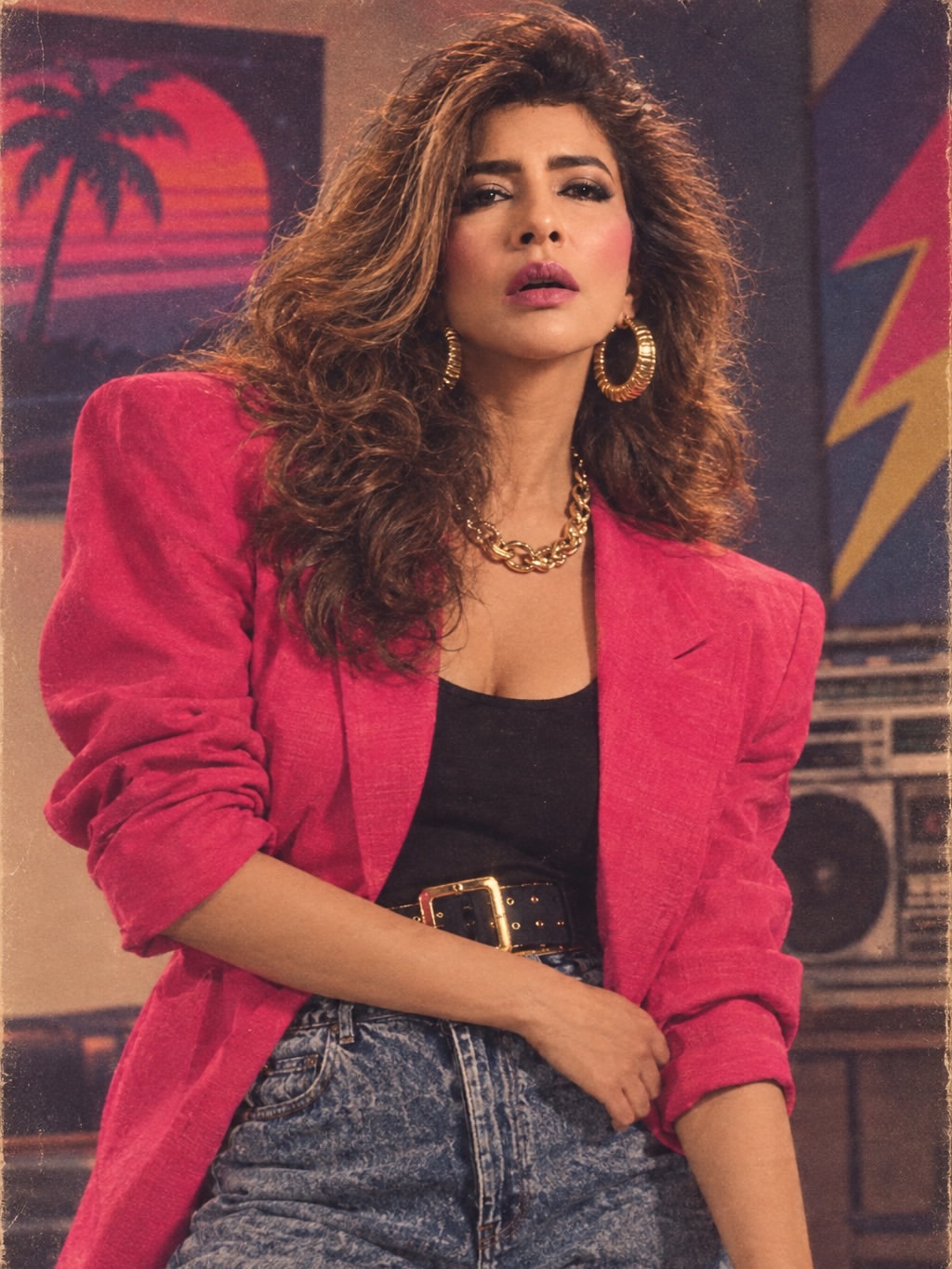 Manchu Lakshmi Shares 80s Looks Photos