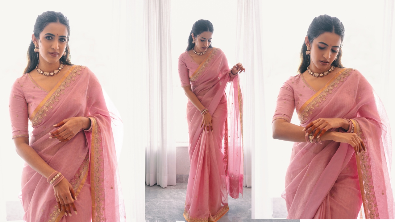 Niharika Konidela : చీర‌క‌ట్టులో మెగా డాట‌ర్‌.. నిహారిక క్యూట్ ఫోటోలు..