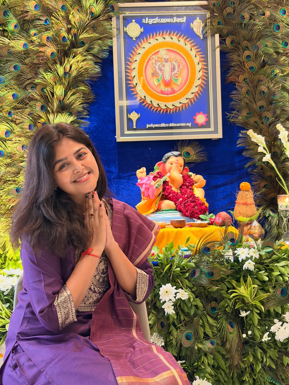 Monaal Gajjar Vinayaka Chavithi Celebrations