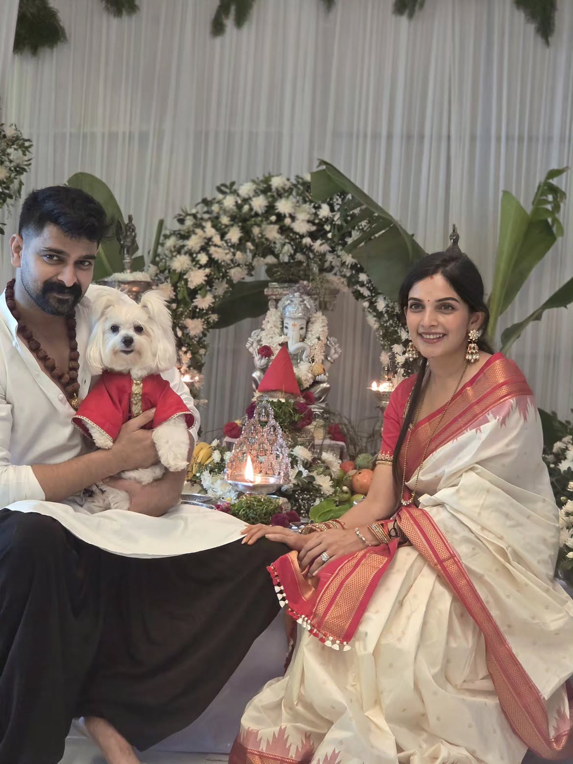 Naga Shaurya Vinayaka Chavithi Celebrations with Family