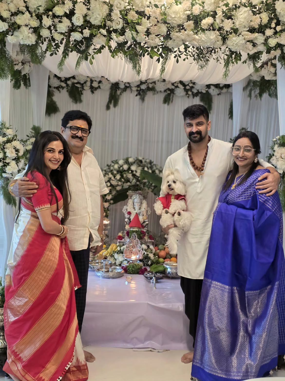 Naga Shaurya Vinayaka Chavithi Celebrations with Family