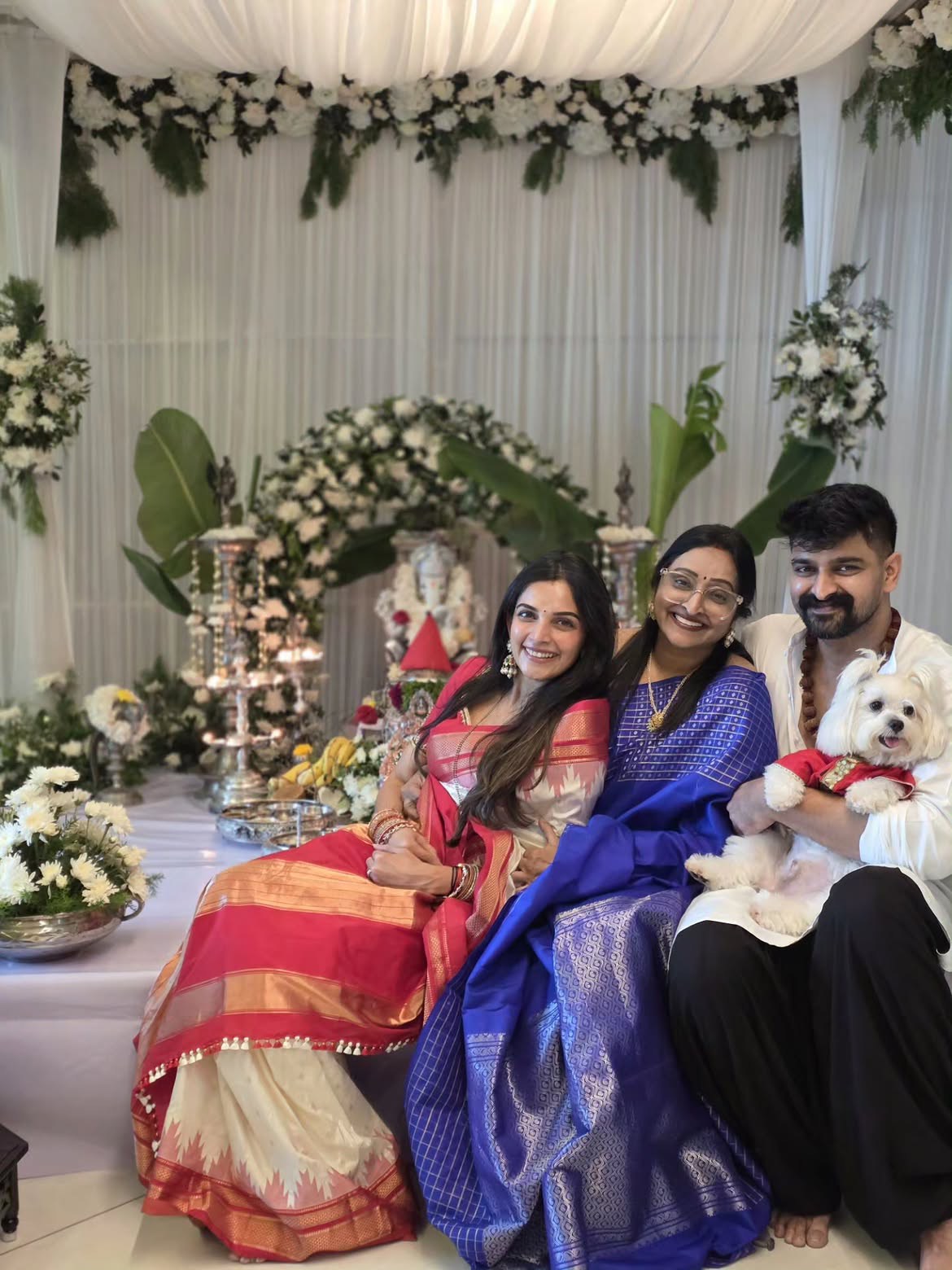 Naga Shaurya Vinayaka Chavithi Celebrations with Family