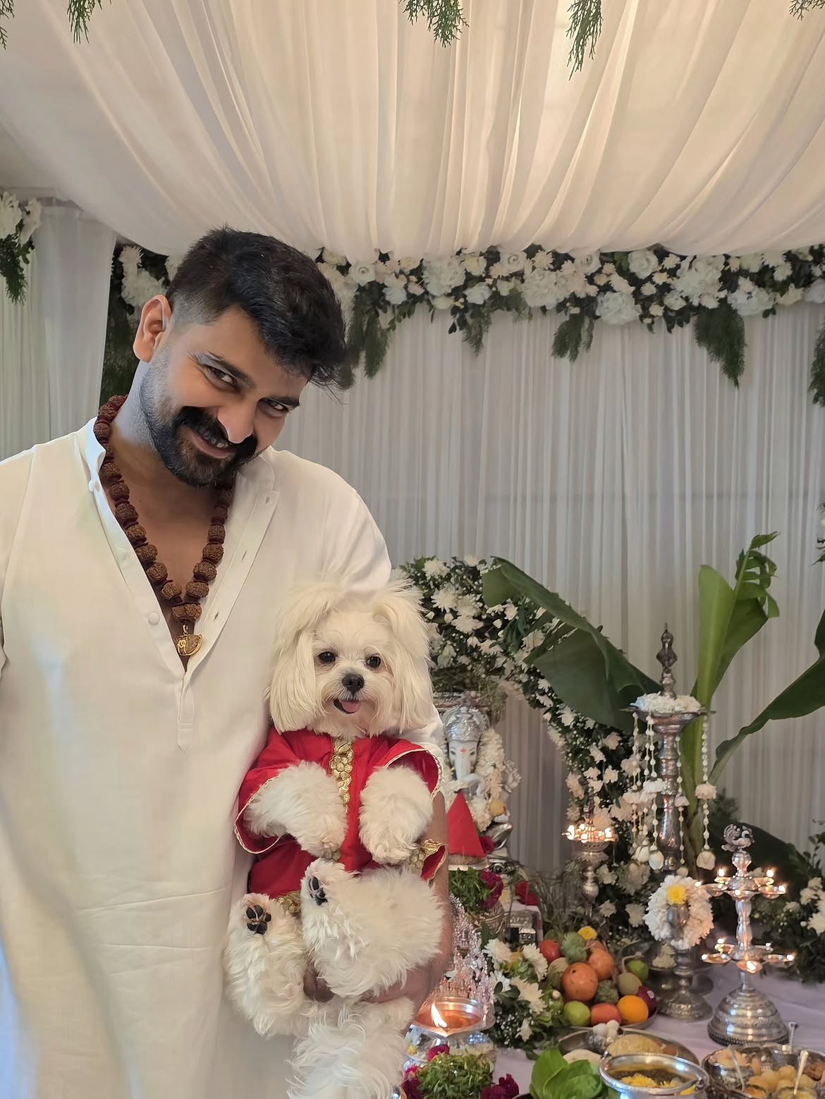 Naga Shaurya Vinayaka Chavithi Celebrations with Family