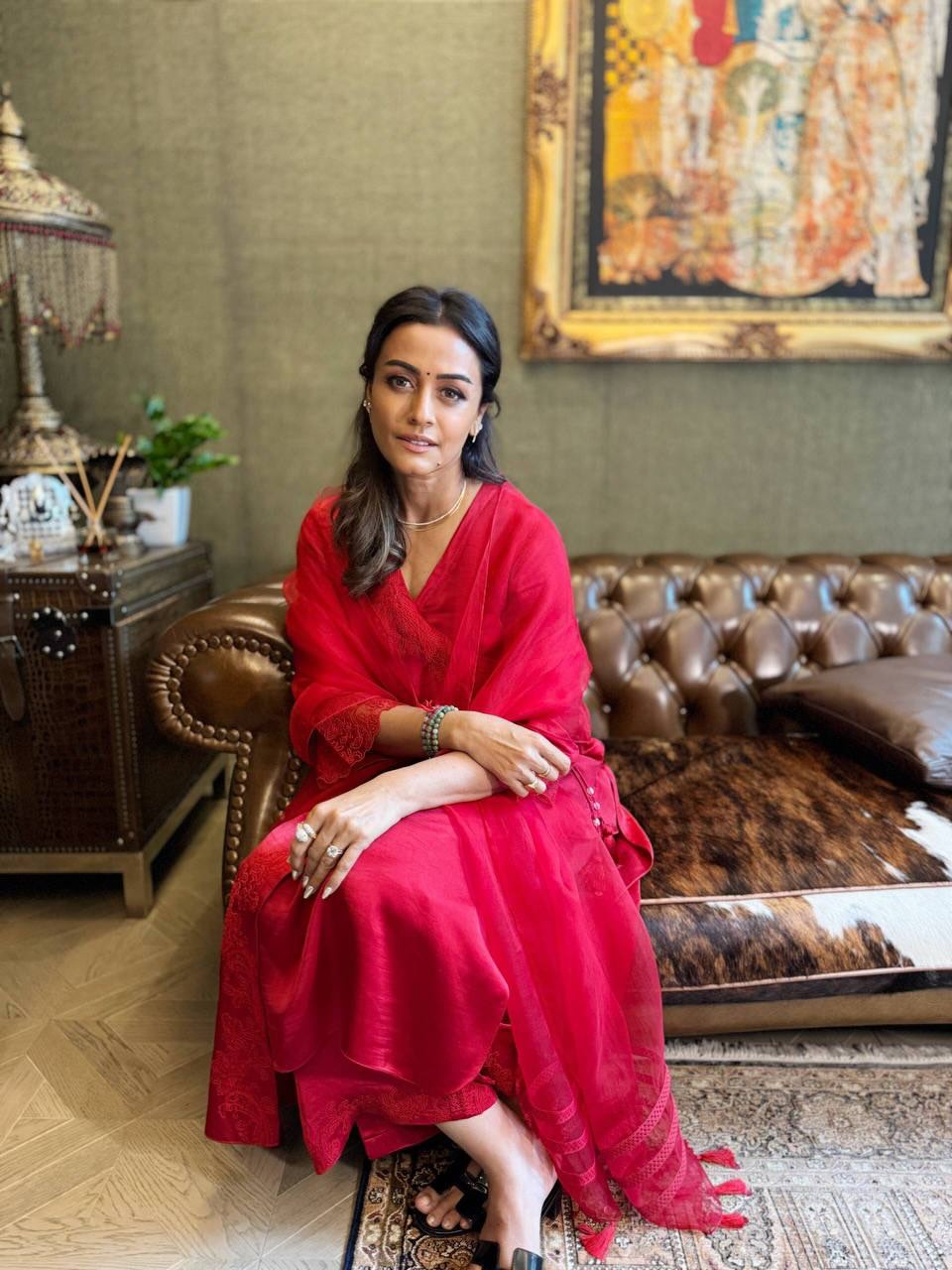 Mahesh Babu Wife Namrata Shirodkar Vinayaka Chavithi Special Photos